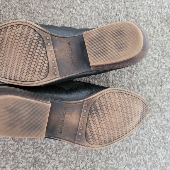 Lucky Brand Joelle Western Bootie Black size 10 - Picture 6 of 10